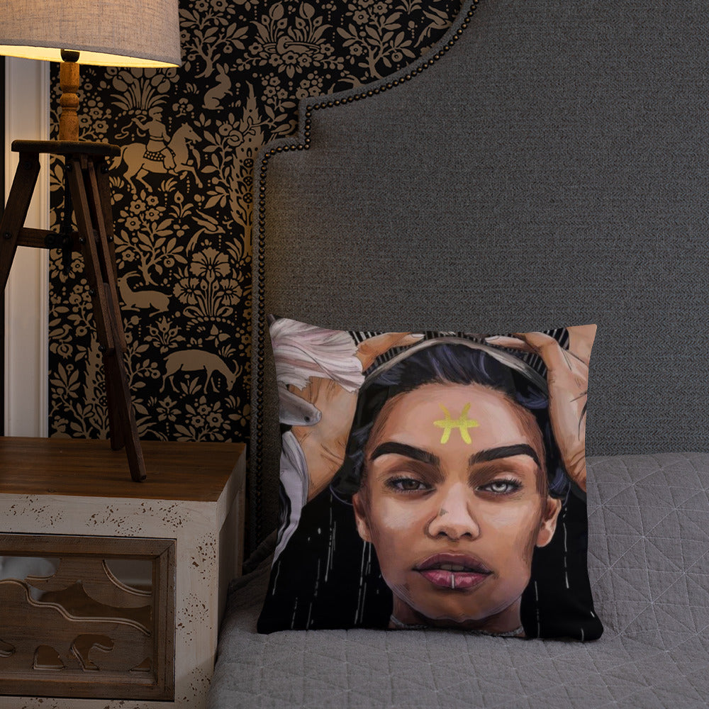 Pisces Goddess Pillow