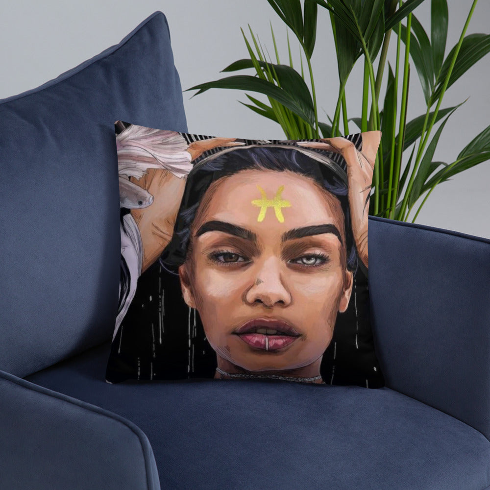 Pisces Goddess Pillow