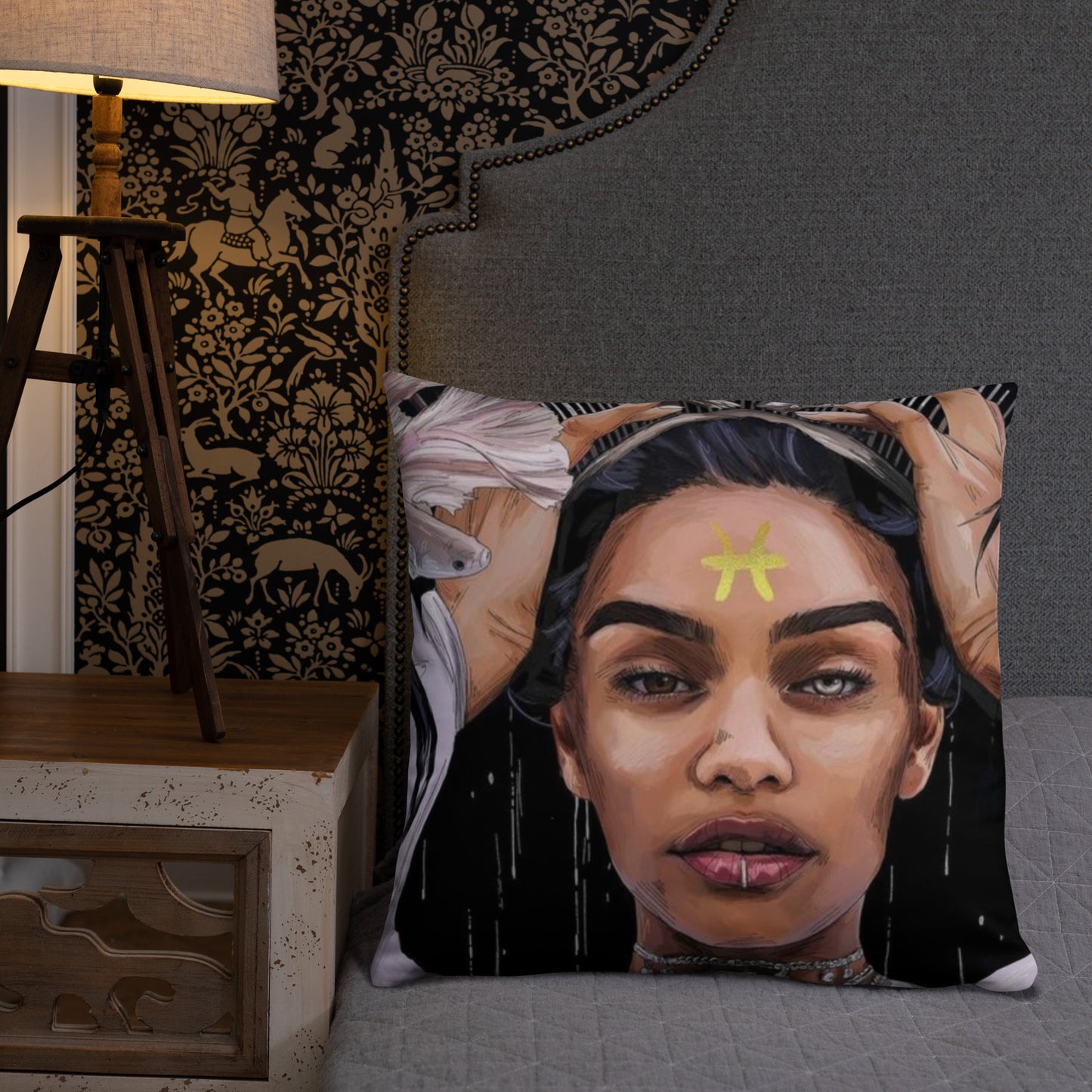 Pisces Goddess Pillow