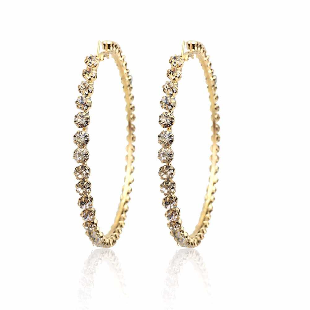 Diamond Hoop Earrings