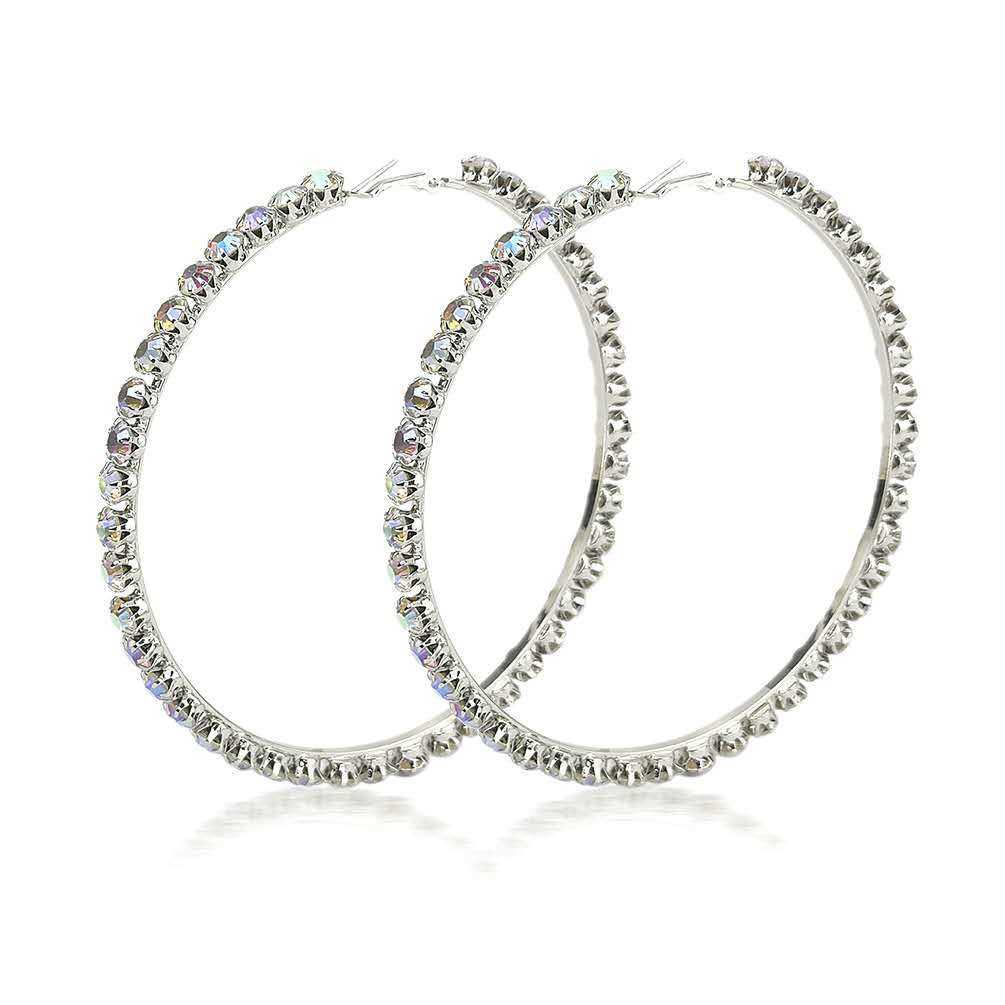 Diamond Hoop Earrings